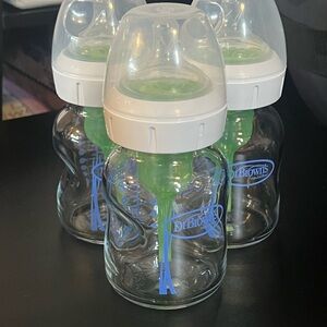 Dr. Brown's Clear Glass Baby Bottle